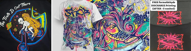 FREE FORMALDEHYDE ECO DISCHARGE INKS